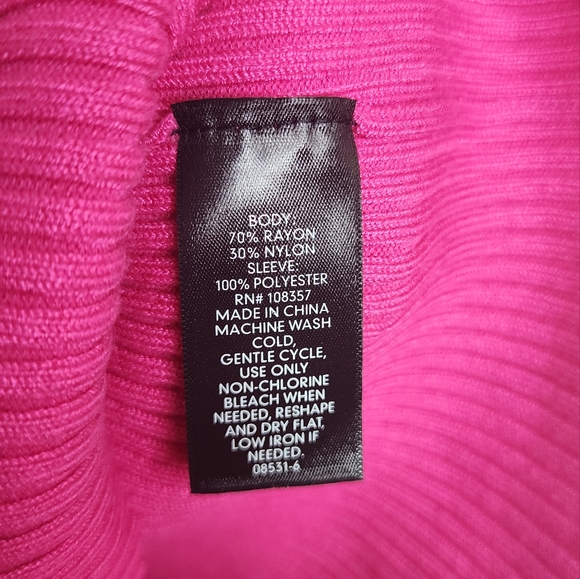 Worthington Womans V Neck Elbow Sleeve Pullover Sweater  NWT - Picture 8 of 8